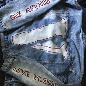 Custom Vlone Jean Jacket